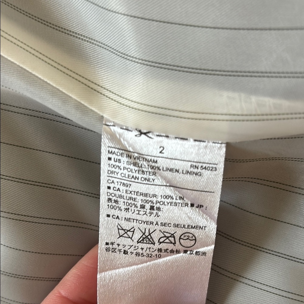 Banana Republic Green Linen Blazer - Picture 4 of 5